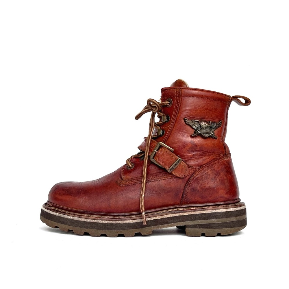 Harley Davidson Leather Moto Boots